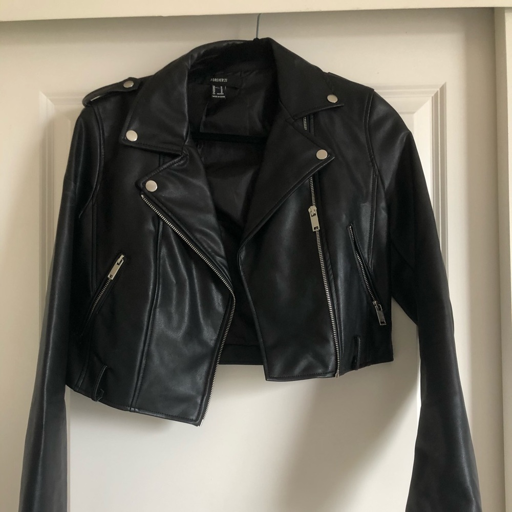 Faux Leather Jacket